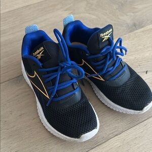 Reebok Kids Black and Blue Sneakers